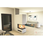 Krbová mřížka KARL MAXI bílá 900 x 70 mm | rovná